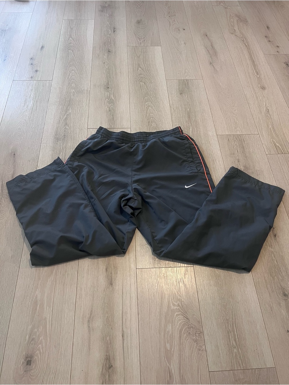 Nike de Black Joggers with Red Piping